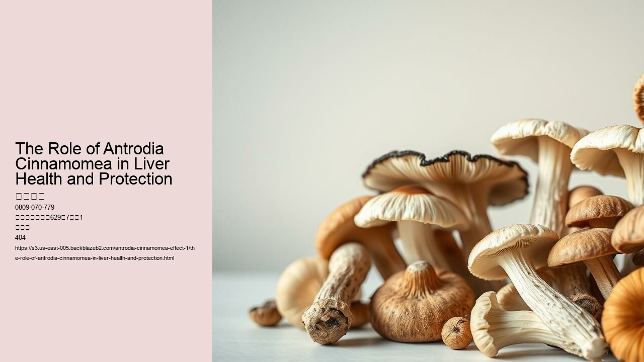 The Role of Antrodia Cinnamomea in Liver Health and Protection